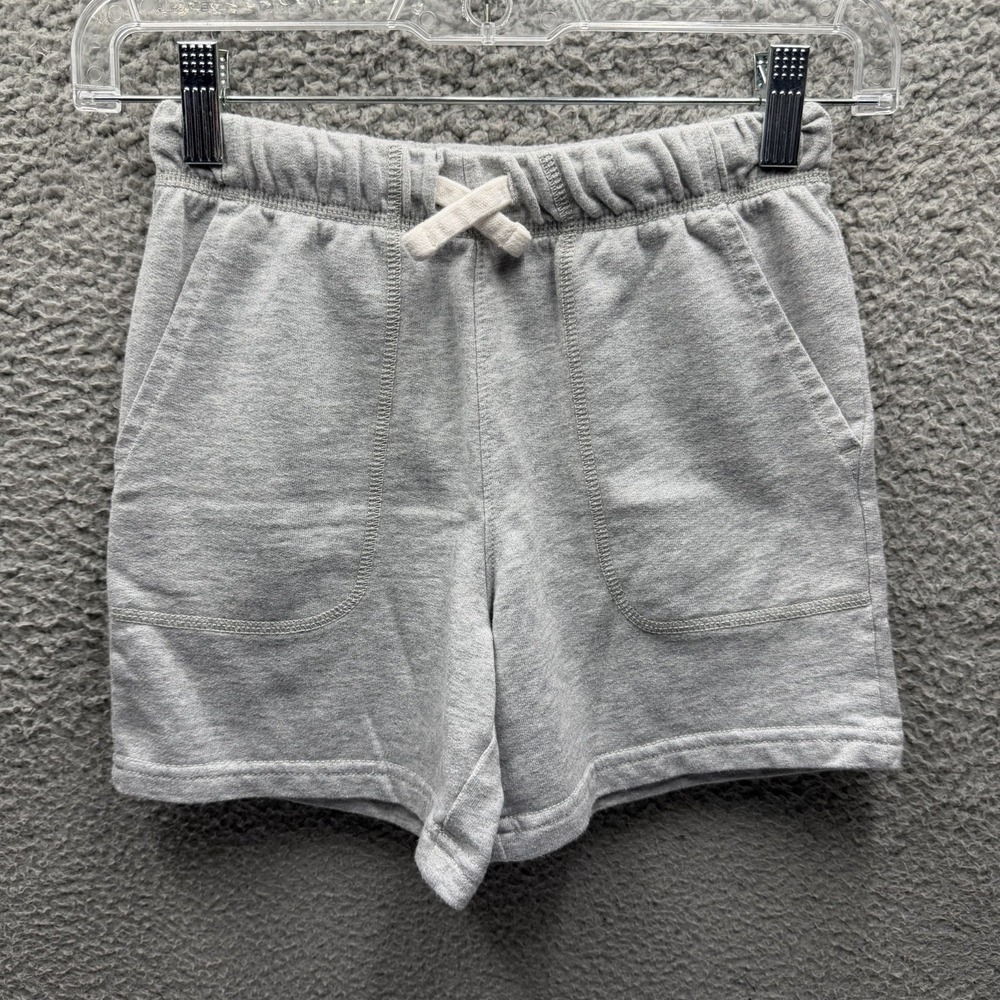 Carters Shorts Boys Size 8 Grey Cotten Blend Drawstring Sweat Shorts Boys Size 8